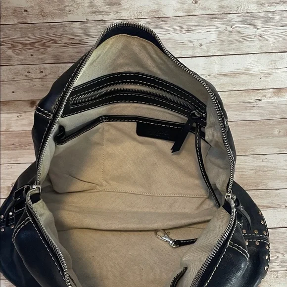 MICHAEL Michael Kors Astor Black Satchel with Silver Accents - Picture 9 of 15